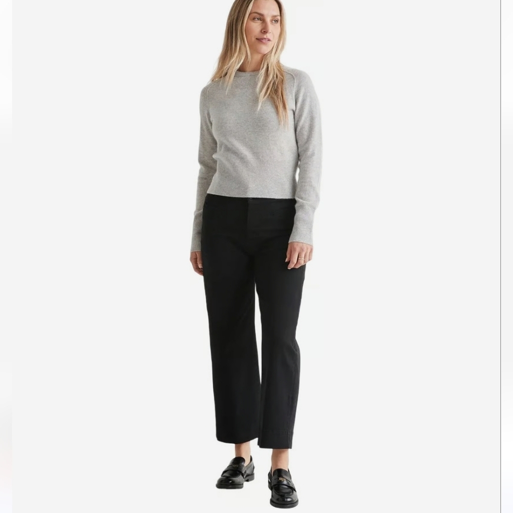 DU/ER Lux Twill Trousers Black New With Tags Cotton Size 28 Womens